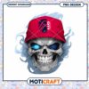 Skull in Red Hat PNG Design