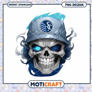 Skull in Cap PNG Design Instant Download