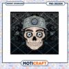 Skull Design with Soccer Balls Instant Download PNG Art