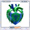 Seattle Sounders Heart PNG Design