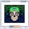 Seattle Sounders Skull Bandana PNG