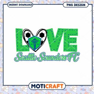 Seattle Sounders FC Love PNG Design