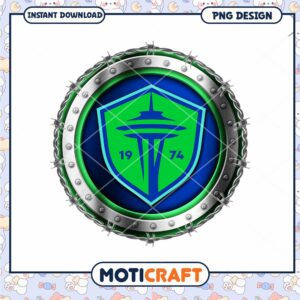 Seattle Badge PNG Design Instant Download