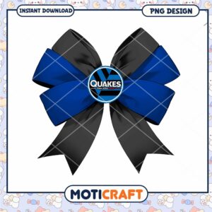 San Jose Quakes Bow PNG Design