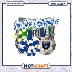 San Jose Earthquakes Pride PNG Design