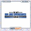 San Jose Earthquakes Era PNG Design 1 San Jose Earthquakes Era PNG Design