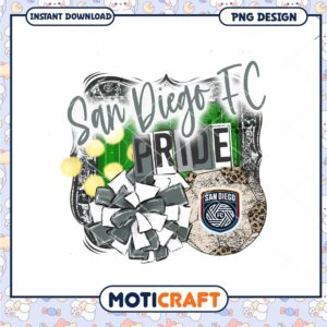 San Diego FC Pride PNG Sublimation