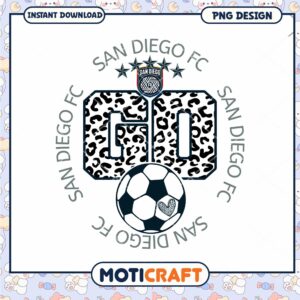 San Diego FC Leopard Print PNG Design