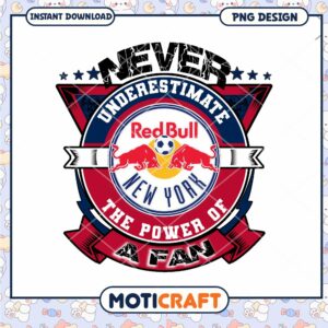 Red Bull NY Fan Power PNG Design