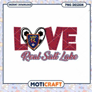 Real Salt Lake Love PNG Design
