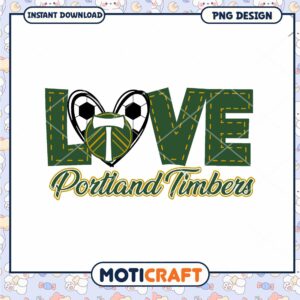 Portland Timbers Love PNG Design