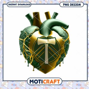 Portland Timbers Heart PNG Design