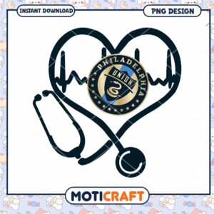 Philadelphia Union Heart Stethoscope PNG