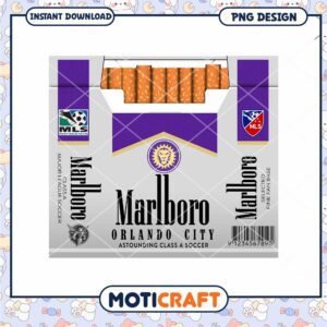 Orlando City Soccer Marlboro PNG Design