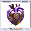 Orlando City Soccer Heart PNG Design 1 Orlando City Soccer Heart PNG Design