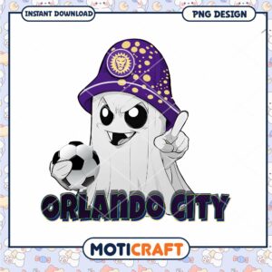 Orlando City Soccer Ghost PNG Design