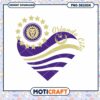 Orlando City SC Heart PNG Design 1 Orlando City SC Heart PNG Design