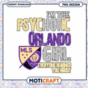 Orlando City SC Girl PNG Design
