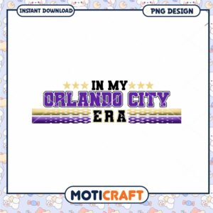 Orlando City Era PNG Design Instant Download