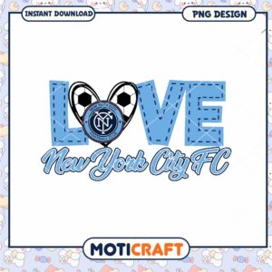 NYCFC Love PNG Design Instant Download