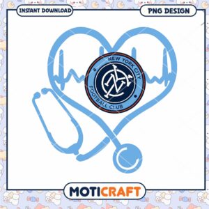 NYCFC Heartbeat Stethoscope PNG