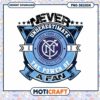 NYC Football Fan Power PNG Design
