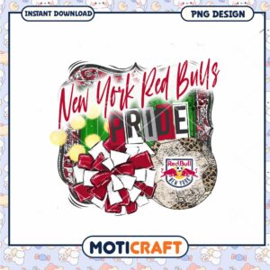 New York Red Bulls Pride PNG Design
