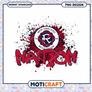 New England Revolution PNG Design