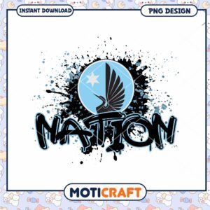 Nation PNG Design Instant Download