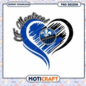 Montreal Impact Heart PNG Design