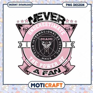 Miami FC Fan Power PNG Design