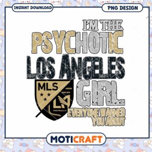 Los Angeles Girl PNG Design