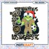 Los Angeles FC Holiday Grinch Soccer PNG Design Download