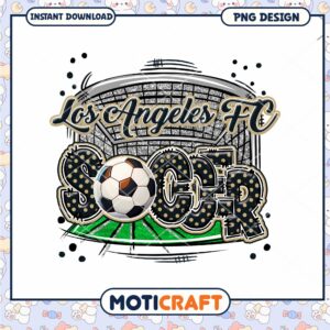 Los Angeles FC Soccer PNG Design