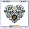 Los Angeles FC Heart PNG Design
