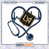 LAFC Heart Stethoscope PNG Design 2 LAFC Heart Stethoscope PNG Design