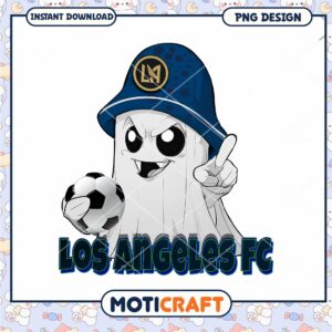 LAFC Ghost PNG Sublimation Design