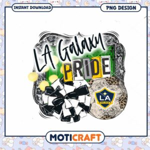 LA Galaxy Pride PNG Sublimation Design