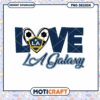 LA Galaxy Love PNG Design