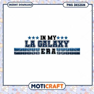 LA Galaxy Era PNG Design Instant Download