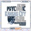 Kansas City Soccer Girl PNG Design