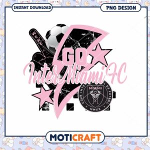 Inter Miami FC Soccer PNG Design
