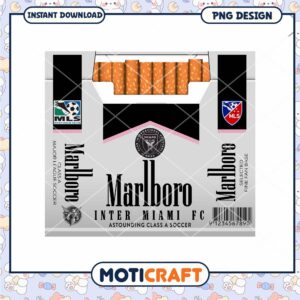 Inter Miami FC Marlboro PNG Design