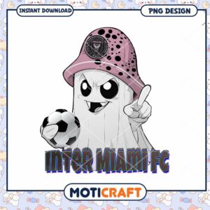 Inter Miami CF Ghost PNG Design