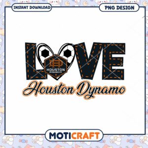 Houston Dynamo Love PNG Design