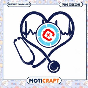 Heart Stethoscope PNG Medical Design