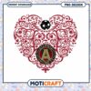 Heart Design for Atlanta United FC Soccer Fans PNG Art