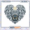 Heart Design Philadelphia Union Logo PNG Download Art