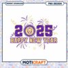 Happy New Year 2025 Lion Fireworks PNG Design Download