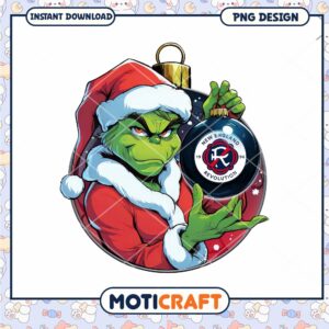 Grinch Xmas Ornament PNG Sublimation